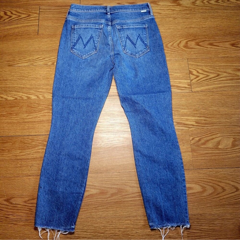 Mother jeans, size 27, the skinny ankle fray